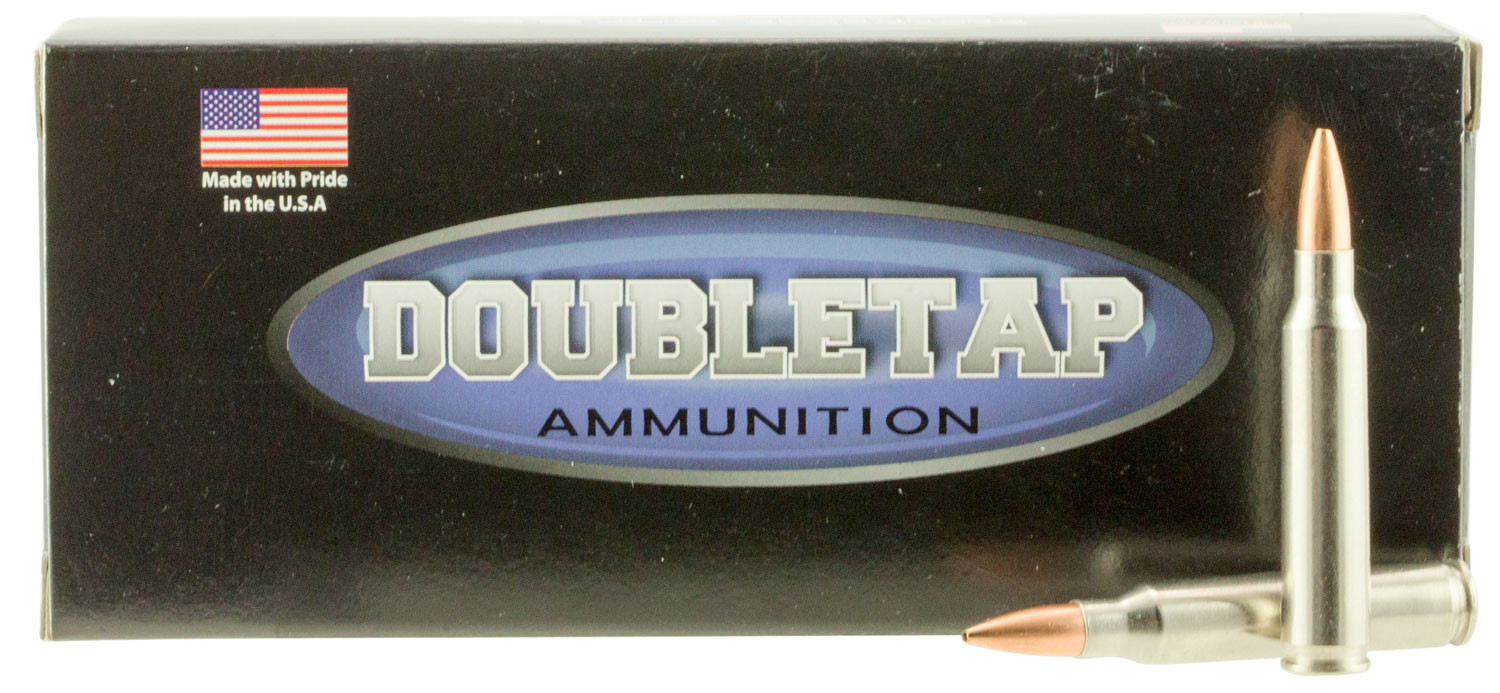 Double Tap Long Range .223 REM/5.56 NATO 77 Grain Boat Tail Hollow Point Ammo, 20 Rounds