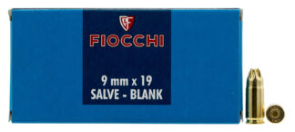 Fiocchi 9mm Luger Pistol Blank 50 Rounds Per Box