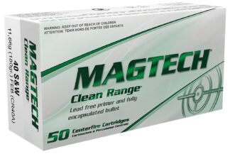 Magtech CR40A Clean Range .40 S&W 180 gr Fully Encapsulated, 50 Rounds Per Box