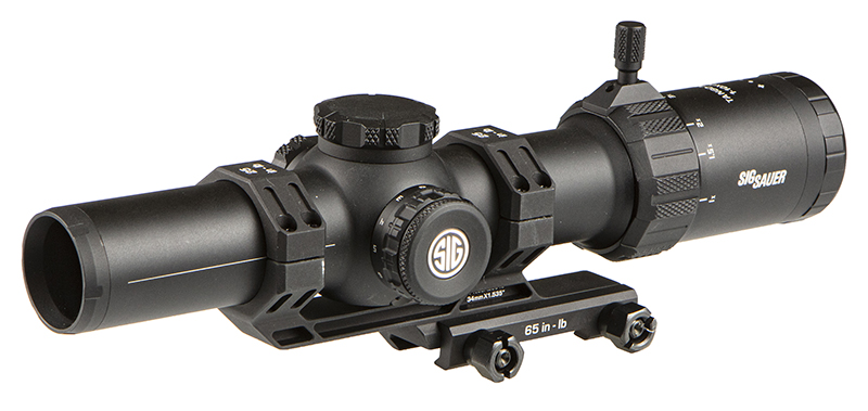 Sig Sauer Tango MSR 1-10x28mm 34mm SFP Illuminated Red MSR BDC10 Black
