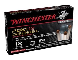 Winchester PDX1 Defender 12 Gauge 2.75 in Slug and 00 Buck Combo, 10 Rounds