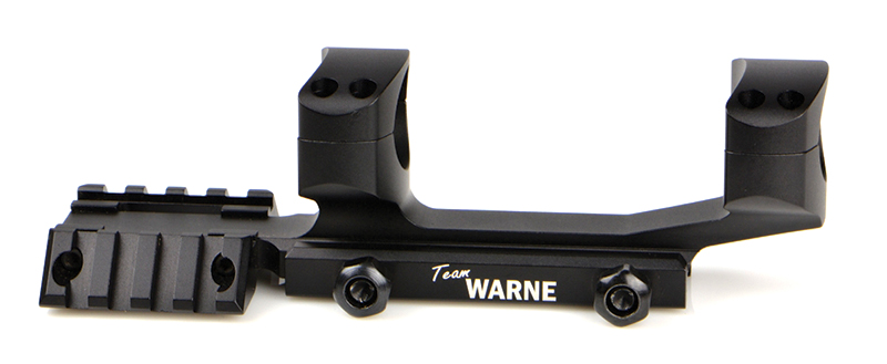 Warne RAMP1 AR-15 1 in Picatinny Scope Mount, Black