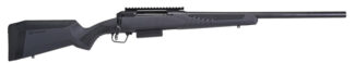 Savage 220 Bolt Action 20 Gauge Slug Gun, 22 in Barrel, 2-Round Detachable Box, Matte Black