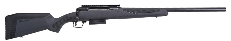 Savage 220 Bolt Action 20 Gauge Slug Gun, 22 in Barrel, 2-Round Detachable Box, Matte Black