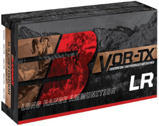 Barnes VOR-TX Long Range .338 Remington Ultra Magnum 250 gr LRX Boat Tail Ammo, 20 Rounds