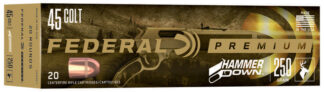 Federal Premium HammerDown .45 Long Colt 250 Grain Bonded Hollow Point Ammo, 20 Rounds