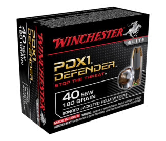 Winchester PDX1 Defender .40 S&W 180 gr Bonded JHP 20-Round Box
