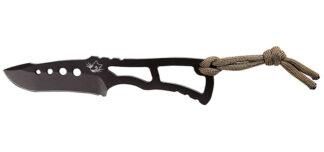 Diamondback Knifeworks SouthernGrind Vermin Drop Point Black Knife, 2.25 in Blade