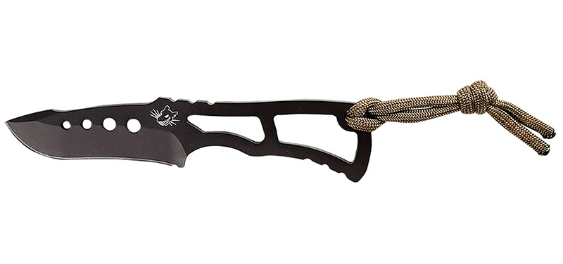 Diamondback Knifeworks SouthernGrind Vermin Drop Point Black Knife, 2.25 in Blade