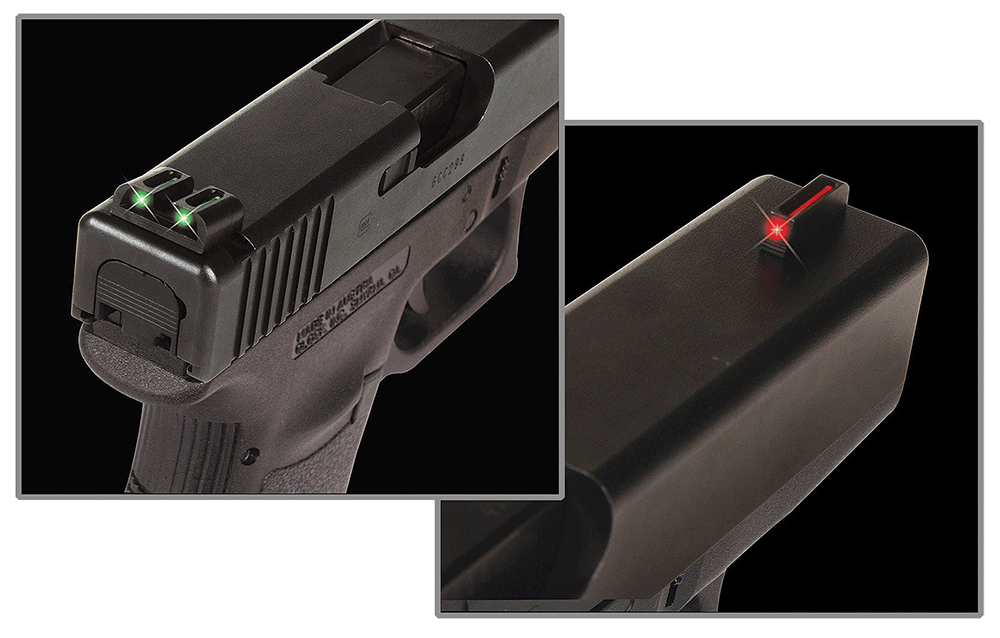 TruGlo TG131MP Fiber-Optic Front/Rear Sight Set for M&P Shield, Red Front/Green Rear