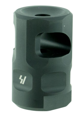 Strike Industries Sail Comp Compensator Black Steel, 1/2"-28 Tpi for .223/5.56, 1.57" OAL