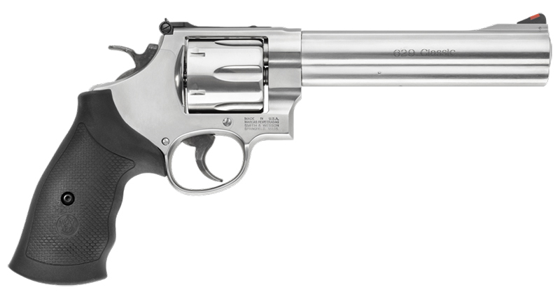 Smith & Wesson Model 629 Classic .44 Magnum Revolver, 6.5 in, Satin Stainless, 6 Rounds
