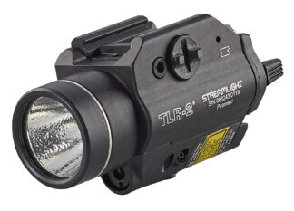 Streamlight TLR-2 Tactical Light with Red Laser, 300 Lumens, Black Anodized, Universal Rail Mount