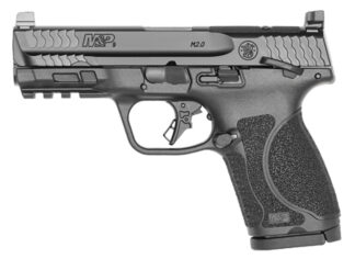 Smith & Wesson M&P 9 M2.0 Compact 9mm Striker-Fired Pistol, 4in Barrel, Optic-Ready Black