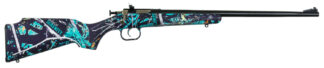 Davey Crickett KSA2172 Youth .22 LR Bolt-Action Single Shot 16.125 in Blued, 1-Round