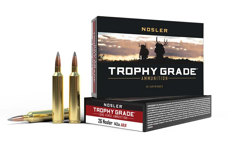 Nosler Trophy LR .26 Nosler 142 Gr AccuBond Long Range (ABLR)