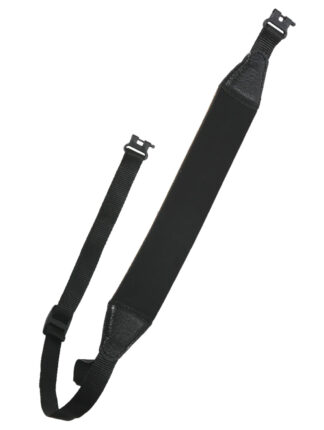 Outdoor Connection Elite Sling Black Leather/Neoprene Adjustable for Rifle or Shotgun