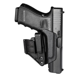 Mission First Tactical Minimalist IWB Holster for Glock 17/19/22/23/26/27, Ambidextrous, Matte Black