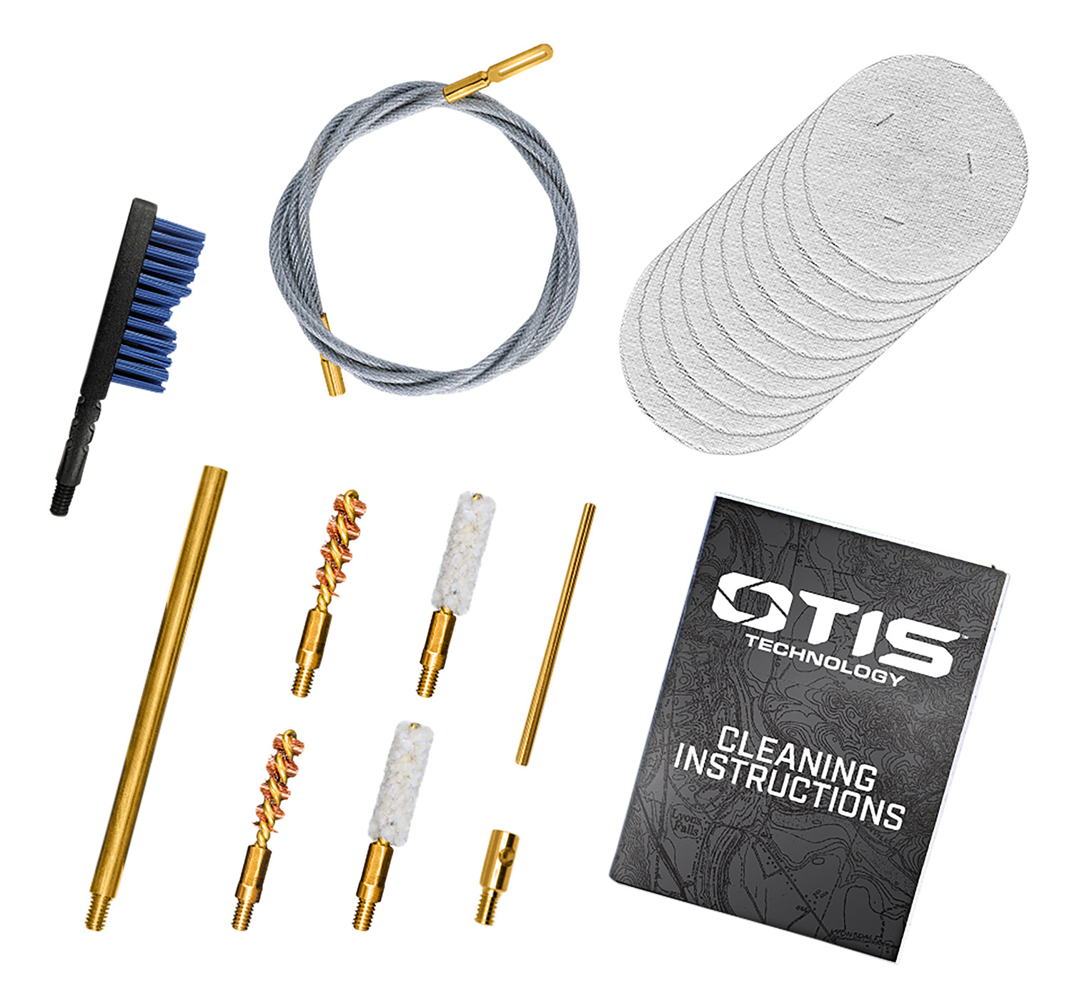 Otis Technologies Patriot Rifle Cleaning Kit .22 Cal, 8.6500 in Length, Plastic Box