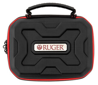 Allen Company Phoenix Hardshell Pistol Case 9 in (Black/Red)