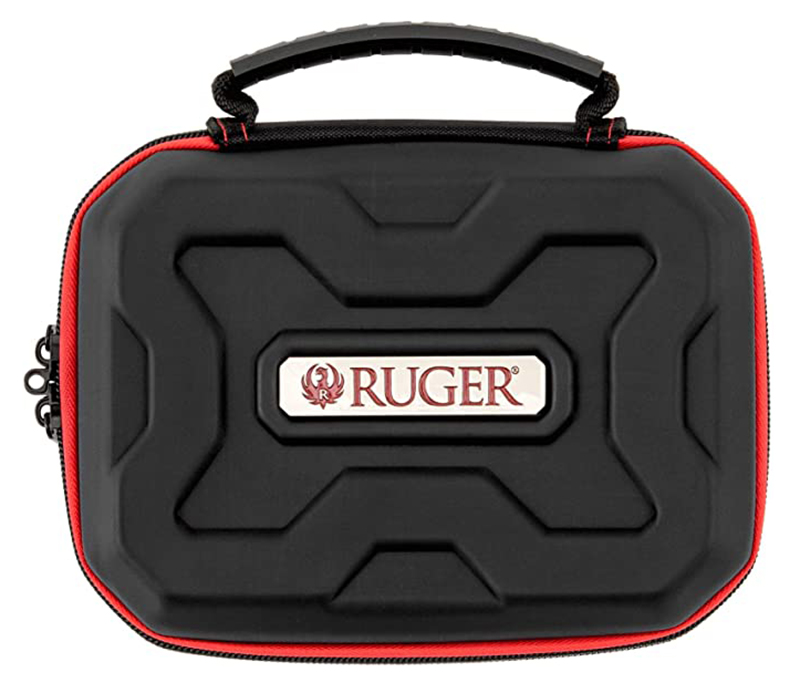 Allen Company Phoenix Hardshell Pistol Case 9 in (Black/Red)