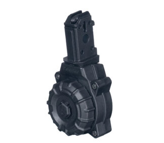 ProMag Standard CZ Scorpion 9mm Drum Magazine, Black Polymer, 30 Rounds