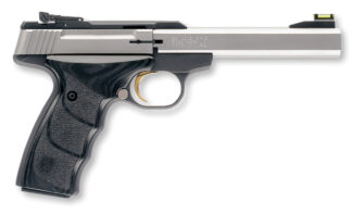 Browning Buck Mark PLUS UDX .22 LR Semi-Auto Pistol, 5.5 in Barrel, Black/Stainless, 10 Rounds