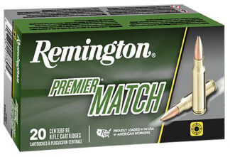 Remington Premier Match 6.5mm Creedmoor 140 Gr Matchking BTHP 20 Rounds