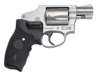 Smith & Wesson Model 642 Airweight Double Action Only Revolver with CT Laser Grips, 38 Special, 5 Rounds
