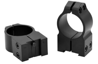 Warne 2TM Maxima Scope Rings Matte Black Steel 1in Tube High Vertical Split Dovetail