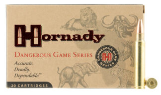 Hornady Dangerous Game Solid .375 Ruger 300 gr, 20 Rounds Per Box