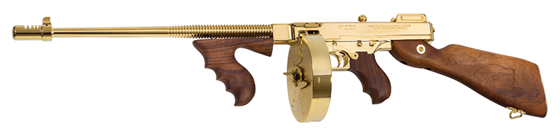 Thompson 1927A-1 Deluxe .45 ACP Titanium Gold Semi-Auto Rifle