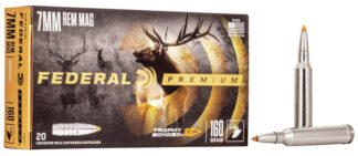 Federal Premium 7mm Remington Magnum 160 gr Trophy Bonded Tip Rifle Ammo