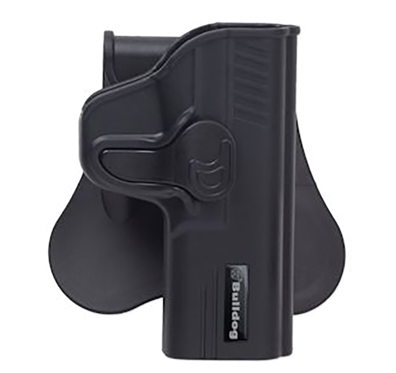 Bulldog Cases Rapid Release PolyPaddle Holster for SIG P365 Series, Right-Hand, Black Polymer