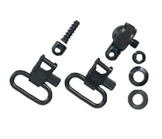Uncle Mikes Magnum Swivel Set QD Sling Swivels, 1 in Loop, Blued