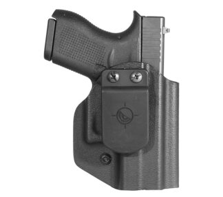 Mission First Tactical Glock 42 Ambidextrous Appendix IWB/OWB Holster, Matte Black