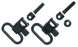 Uncle Mikes Super Swivel Quick Detach 115 Tri-Lock Nickel Sling Swivel 1"