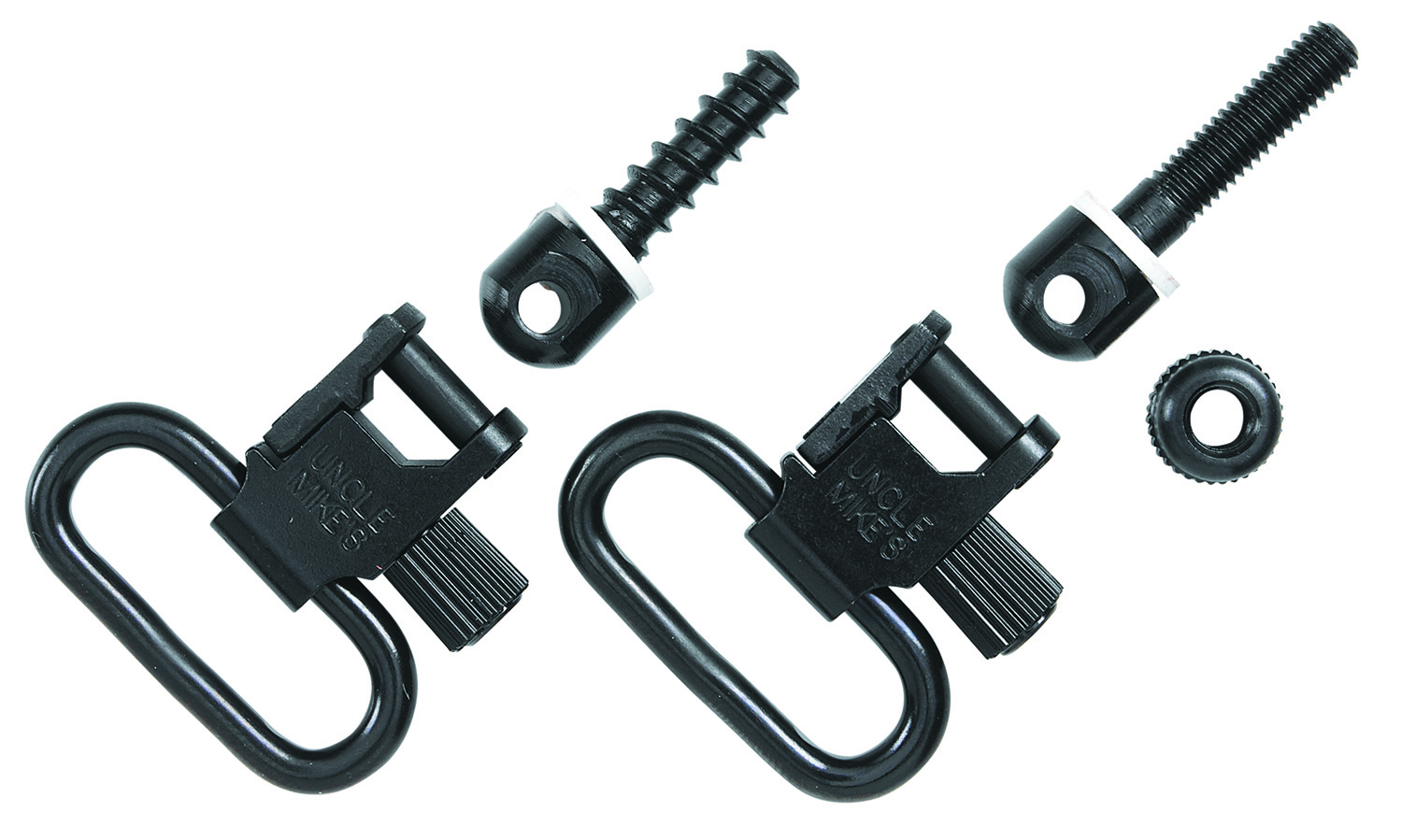 Uncle Mikes Super Swivel Quick Detach 115 Tri-Lock Nickel Sling Swivel 1"