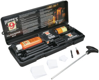 Hoppes Box Handgun Cleaning Kit for .38/.357/9mm in Plastic Box