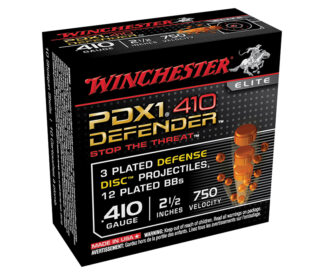 Winchester PDX1 Defender .410 Bore 2.5" 3 Defense Discs/12 #BB Pellets, 10 Rounds Per Box