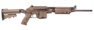 KelTec SU-16E 5.56 rifle with tan finish and rail system