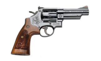 Smith & Wesson Model 29 N-Frame .44 Magnum 4 in Blued Engraved Revolver, 6 Rounds