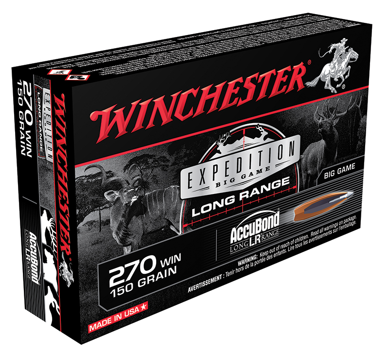 Winchester Expedition BG LngRng .270 Winchester 150 Grain AccuBond Rifle Ammo - 20 Rounds