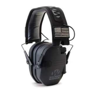 Walkers Razor Electronic Earmuff Over-the-Head Black
