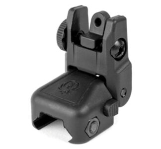 Ruger SR-22 Rapid Deploy Rear Sight Flip-Up Picatinny Rail Black Polymer