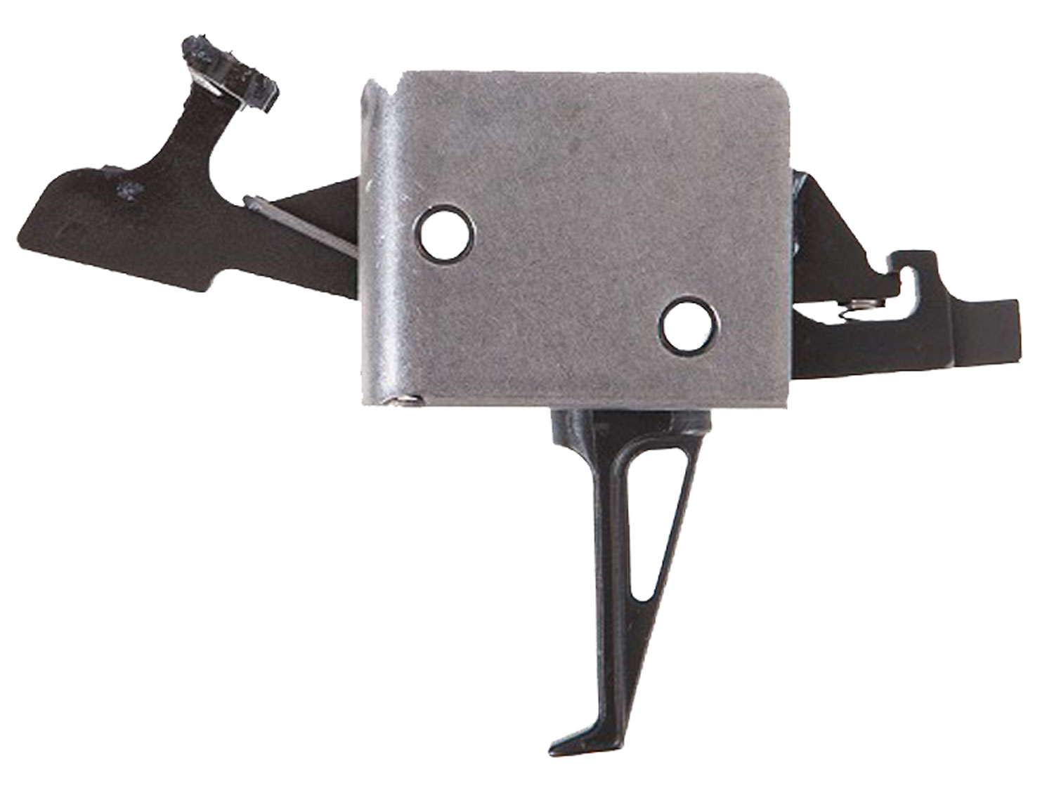 CMC Triggers 92504 Drop-In Two-Stage Flat Trigger, 2 lb Pull Weight, Black/Silver Finish