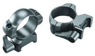 Weaver Lever-Lok Top Mount Scope Rings, Matte Black, 30mm High