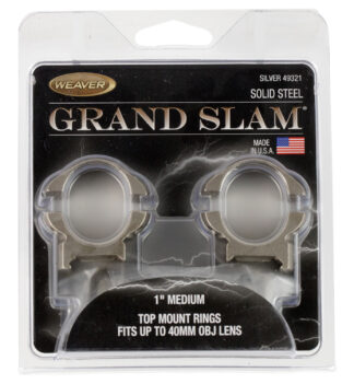 Weaver Grand Slam 1in Medium Top-Mount Ring Set