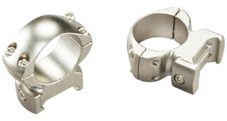 Weaver Grand Slam 1 in High Silver Top Mount Ring Set