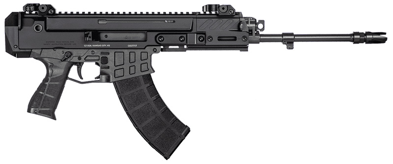 CZ Bren2 MS Pistol 7.62x39mm - 14.17" Barrel, Black, 30rd